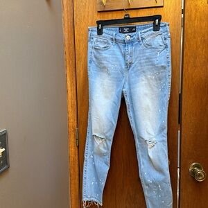 Hollister Light Blue High-Rise Jeans